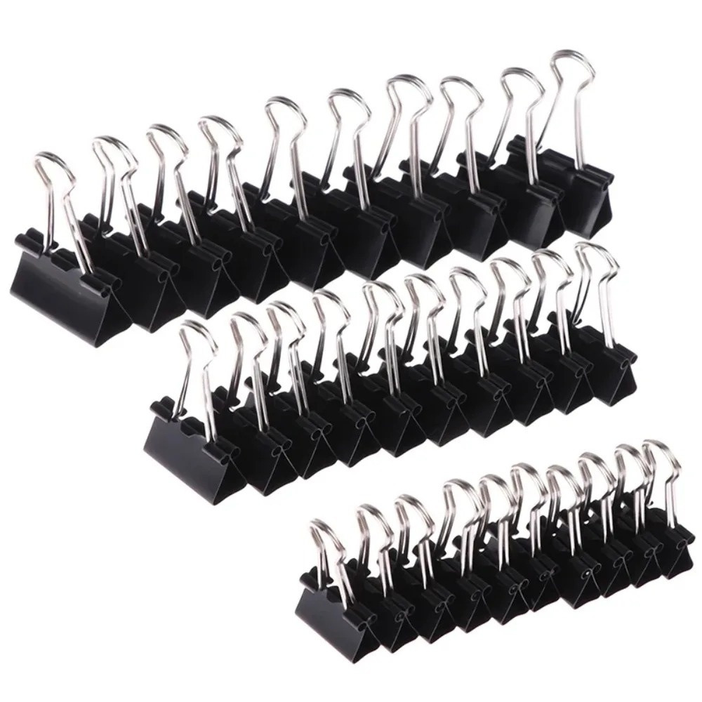 Binder Clip Assorted - 10 шт. складных металлических зажимов для