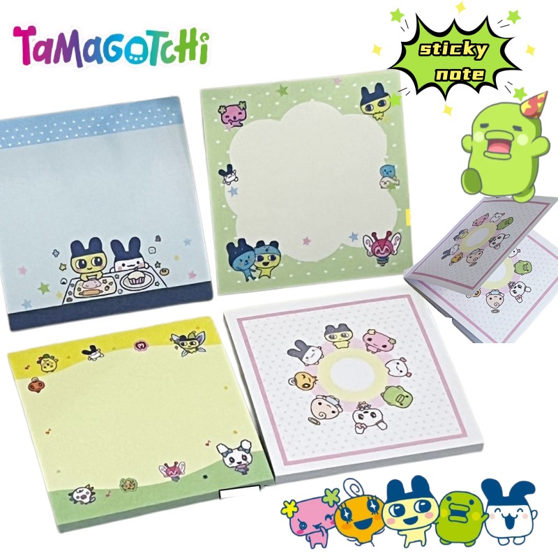 Stationery Supplier - Набор из 4 штук: блокноты-стикеры Tamagotchi