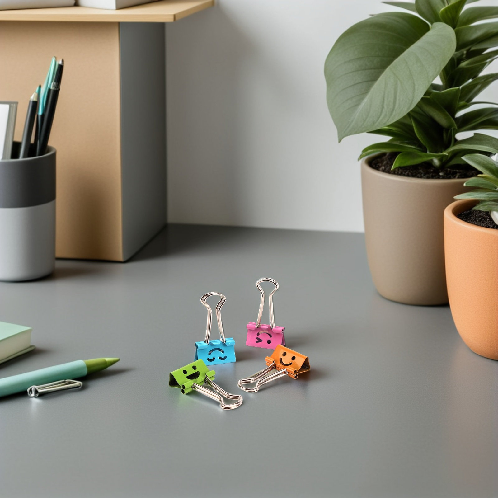 40 шт. разноцветных зажимов с  – обзор и цена Binder Clip Assorted