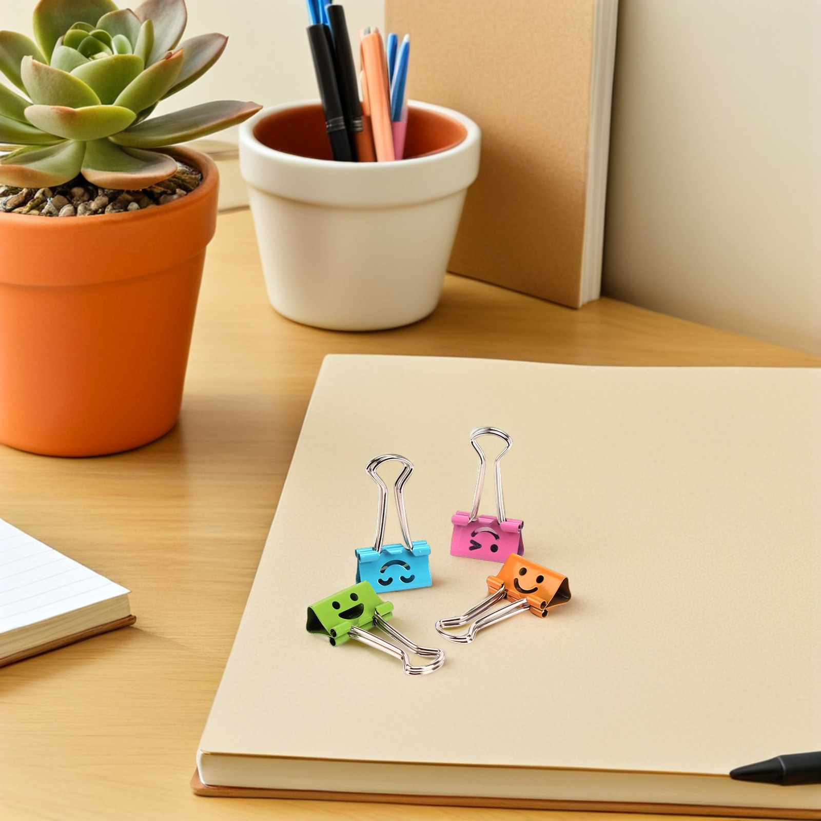 40 шт. разноцветных зажимов с  – обзор и цена Binder Clip Assorted