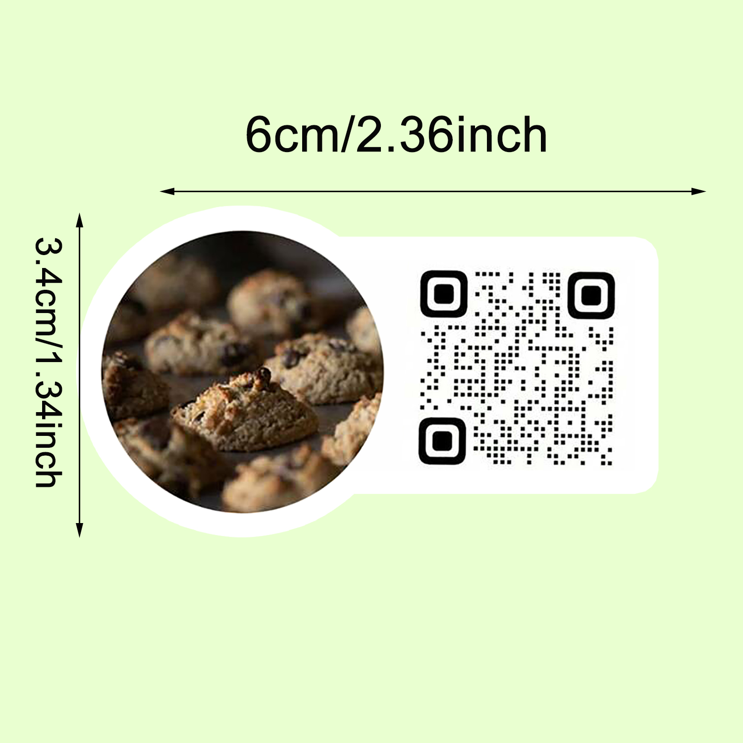 Индивидуальные наклейки с QR-к – обзор и цена Sticker Label Roll