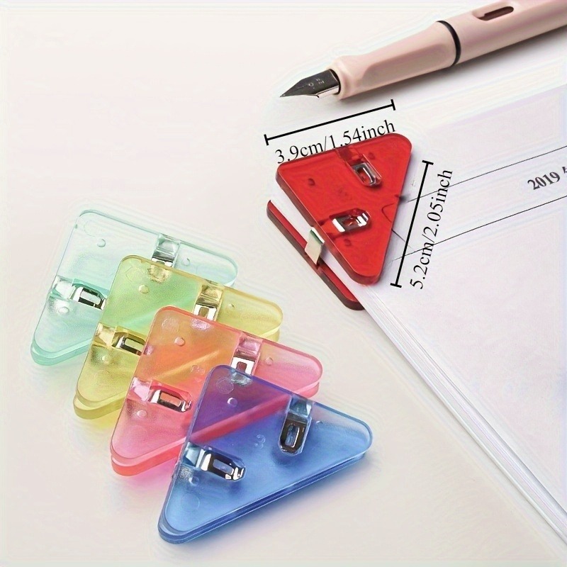 Набор прозрачных треугольных з – обзор и цена Binder Clip Assorted